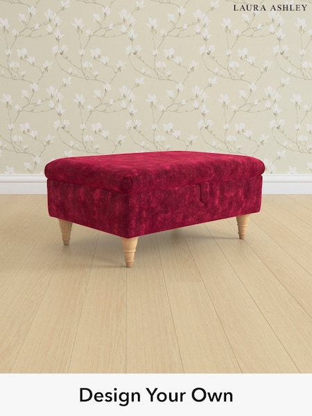 Kingsley Velvet/Cranberry Red Beverley By Laura Ashley (E74015) | £575