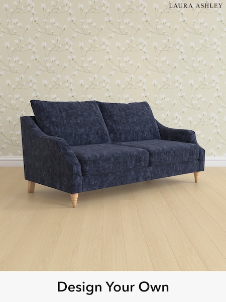 Kingsley Velvet/Midnight Navy Beverley By Laura Ashley (E74017) | £1,500