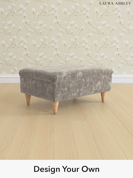 Kingsley Velvet/Pale French Grey Beverley By Laura Ashley (E74020) | £575