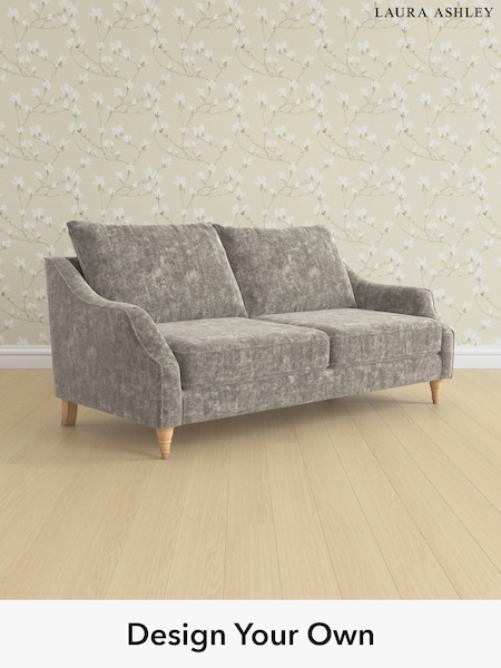 Kingsley Velvet/Pale French Grey Beverley By Laura Ashley (E74020) | £1,500