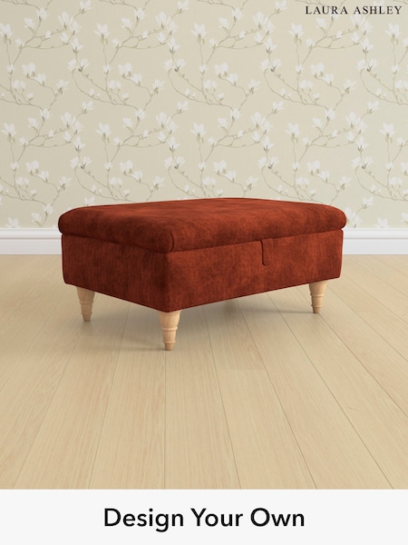 Kingsley Velvet/Terracotta Orange Beverley By Laura Ashley (E74021) | £575