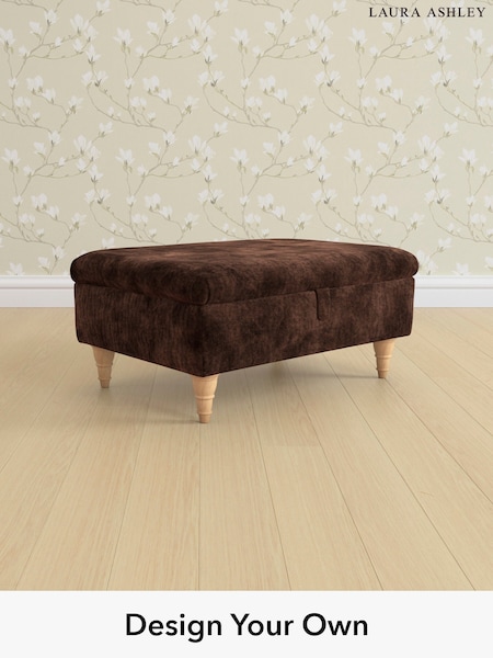 Kingsley Velvet/Chestnut Brown Beverley By Laura Ashley (E74022) | £575