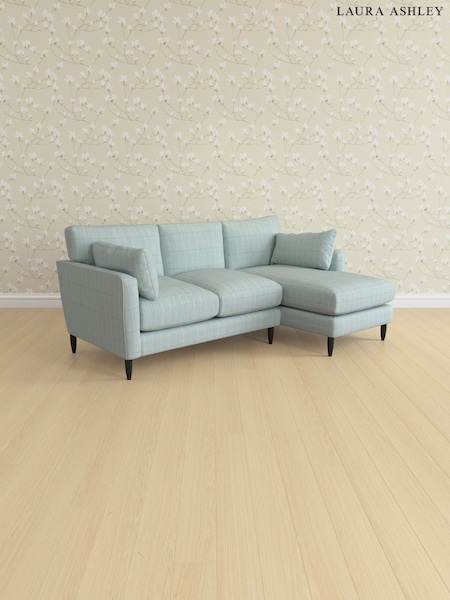 Carolyn Check/Duck Egg Radcliffe By Laura Ashley (E74070) | £2,575