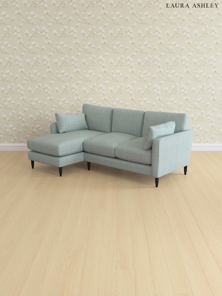 Carolyn Check/Duck Egg Radcliffe By Laura Ashley (E74070) | £2,575