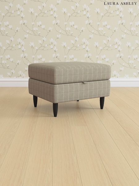 Carolyn Check/Hazelnut Natural Radcliffe By Laura Ashley (E74072) | £500