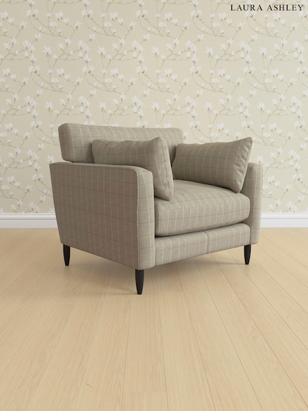 Carolyn Check/Hazelnut Natural Radcliffe By Laura Ashley (E74072) | £1,150