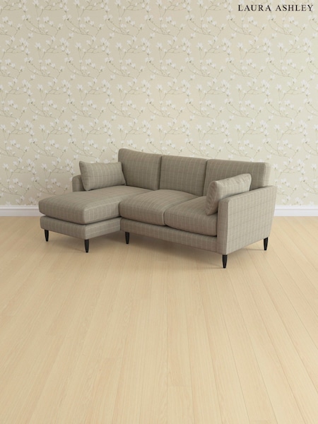 Carolyn Check/Hazelnut Natural Radcliffe By Laura Ashley (E74072) | £2,575