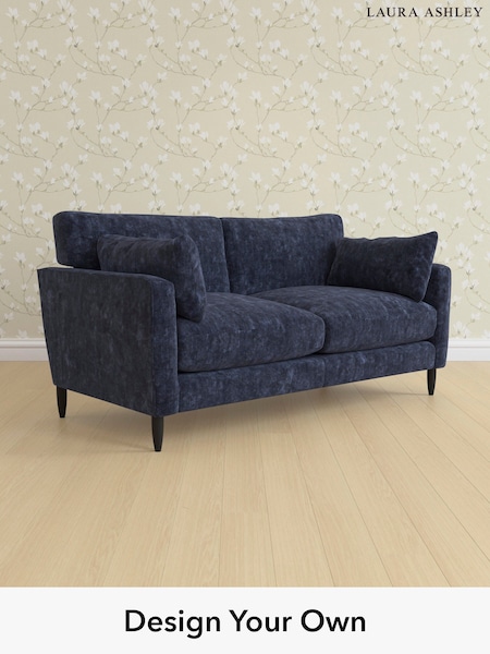 Kingsley Velvet/Midnight Navy Radcliffe By Laura Ashley (E74085) | £1,650