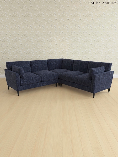 Kingsley Velvet/Midnight Navy Radcliffe By Laura Ashley (E74085) | £3,300