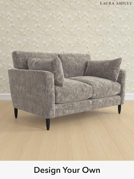 Kingsley Velvet/Pale French Grey Radcliffe By Laura Ashley (E74088) | £1,450