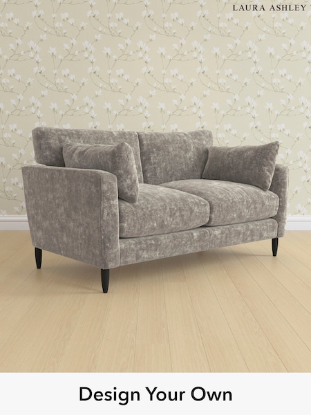 Kingsley Velvet/Pale French Grey Radcliffe By Laura Ashley (E74088) | £1,550