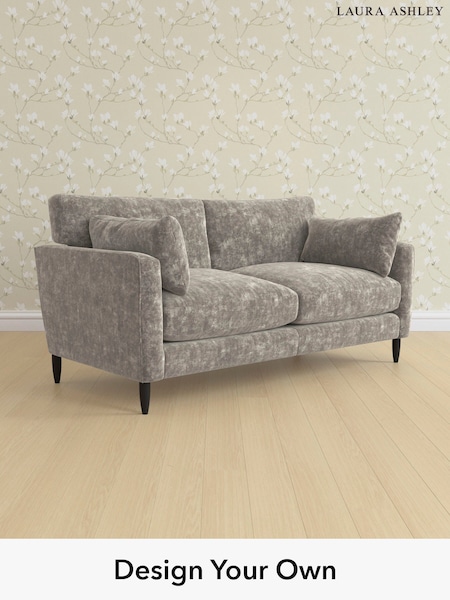 Kingsley Velvet/Pale French Grey Radcliffe By Laura Ashley (E74088) | £1,650