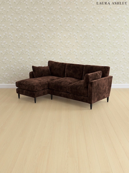 Kingsley Velvet/Chestnut Brown Radcliffe By Laura Ashley (E74089) | £2,575