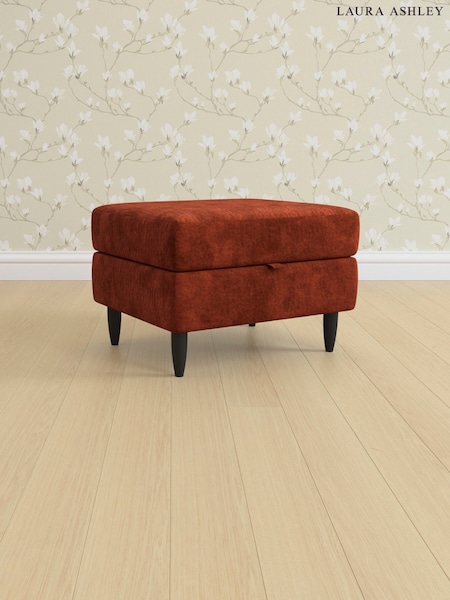 Kingsley Velvet/Terracotta Orange Radcliffe By Laura Ashley (E74091) | £500