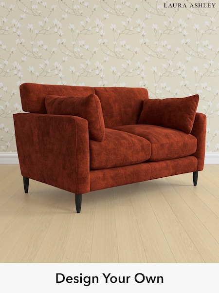 Kingsley Velvet/Terracotta Orange Radcliffe By Laura Ashley (E74091) | £1,450