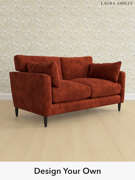 Kingsley Velvet/Terracotta Orange Radcliffe By Laura Ashley (E74091) | £1,550