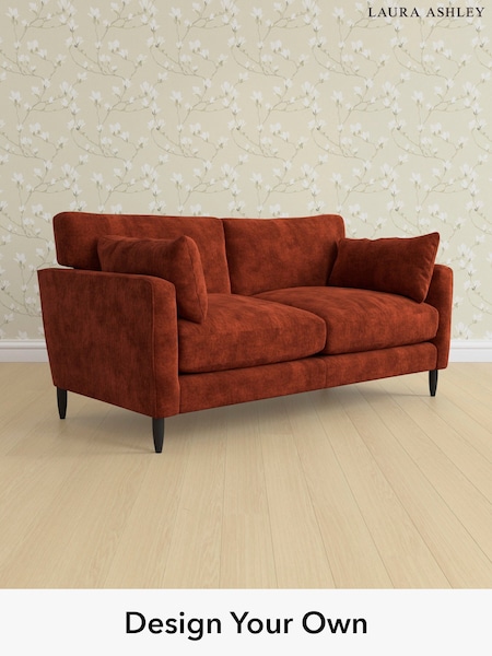 Kingsley Velvet/Terracotta Orange Radcliffe By Laura Ashley (E74091) | £1,650