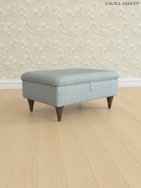 Carolyn Check/Duck Egg Beaumaris By Laura Ashley (E74123) | £575