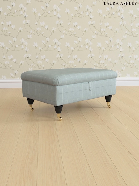 Carolyn Check/Duck Egg Beaumaris By Laura Ashley (E74123) | £575