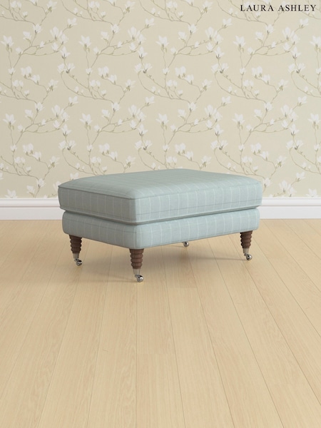 Carolyn Check/Duck Egg Lynden Scatter Back By Laura Ashley (E74124) | £575