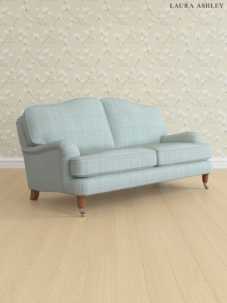 Carolyn Check/Duck Egg Lynden Scatter Back By Laura Ashley (E74124) | £1,450