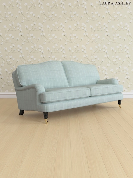 Carolyn Check/Duck Egg Lynden Scatter Back By Laura Ashley (E74124) | £1,550