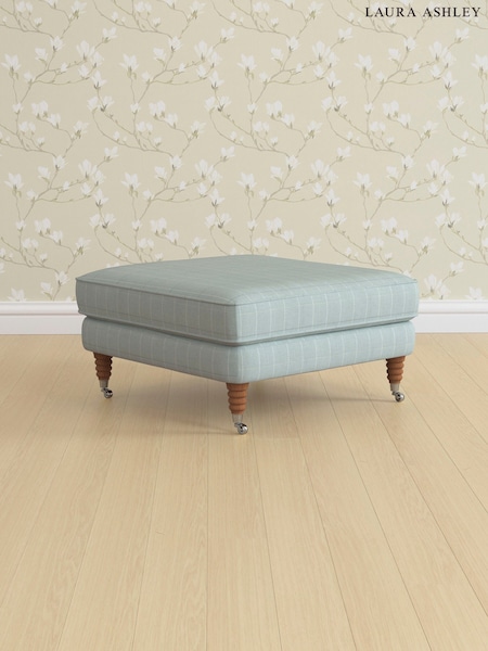 Carolyn Check/Duck Egg Lynden Scatter Back By Laura Ashley (E74124) | £675