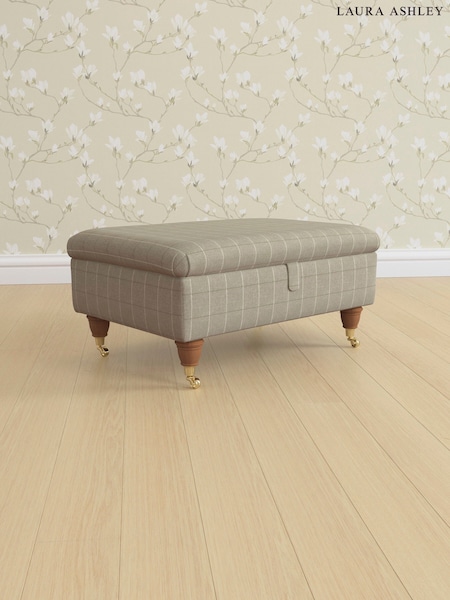 Carolyn Check/Hazelnut Natural Beaumaris By Laura Ashley (E74125) | £575