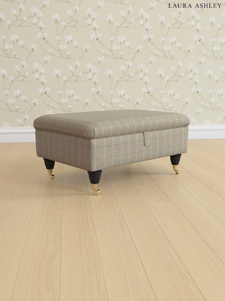 Carolyn Check/Hazelnut Natural Beaumaris By Laura Ashley (E74125) | £575