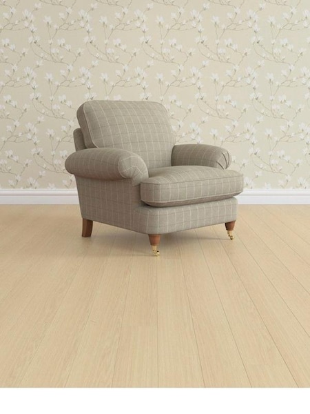 Carolyn Check/Hazelnut Natural Beaumaris By Laura Ashley (E74125) | £950