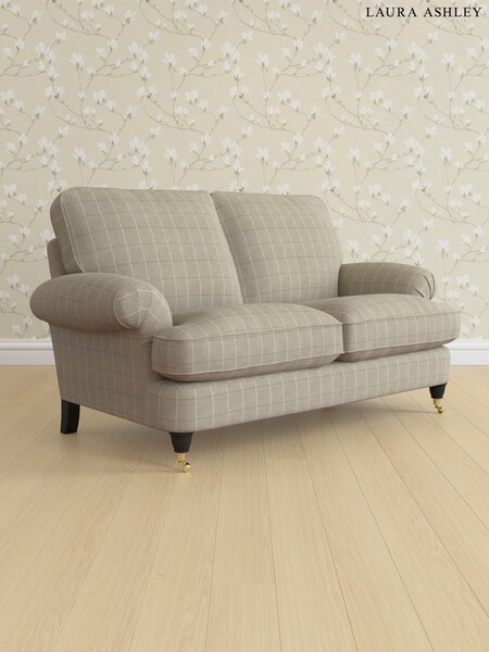 Carolyn Check/Hazelnut Natural Beaumaris By Laura Ashley (E74125) | £1,300