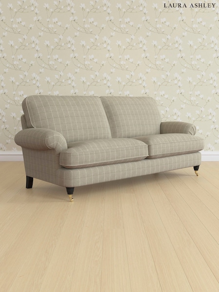 Carolyn Check/Hazelnut Natural Beaumaris By Laura Ashley (E74125) | £1,500