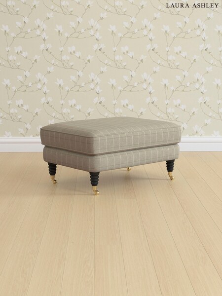 Carolyn Check/Hazelnut Natural Lynden Scatter Back By Laura Ashley (E74127) | £575