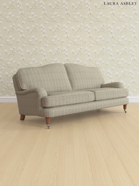 Carolyn Check/Hazelnut Natural Lynden Scatter Back By Laura Ashley (E74127) | £1,550