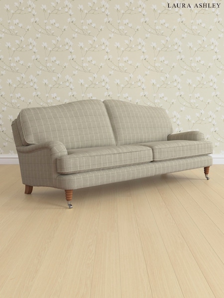 Carolyn Check/Hazelnut Natural Lynden Scatter Back By Laura Ashley (E74127) | £1,650