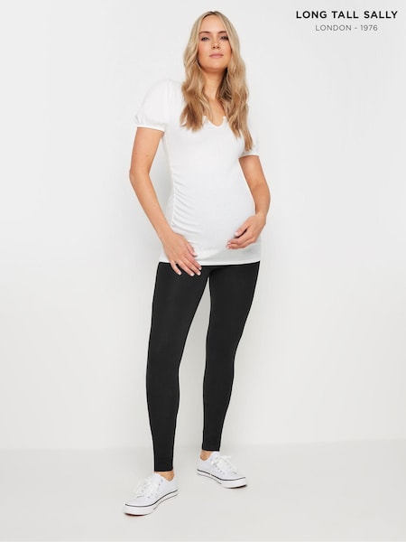 Long Tall Sally Black Maternity Basic Leggings (E74183) | £23