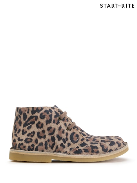 Start Rite Colorado Taupe Suede Lace-Up Desert Boots (E74260) | £70