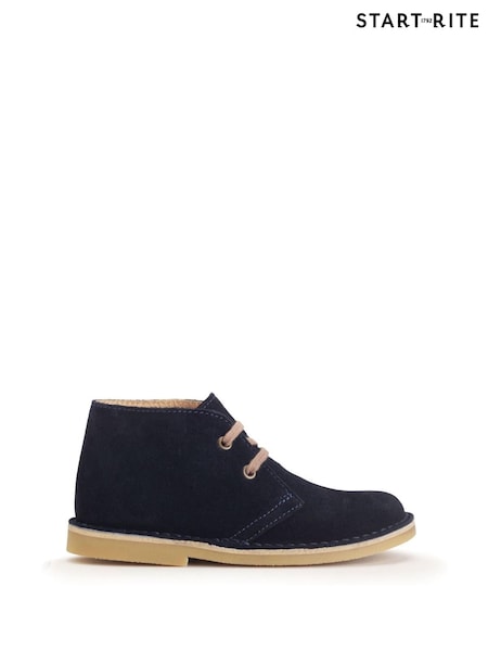 Start Rite Colorado Taupe Suede Lace-Up Desert Boots (E74267) | £70
