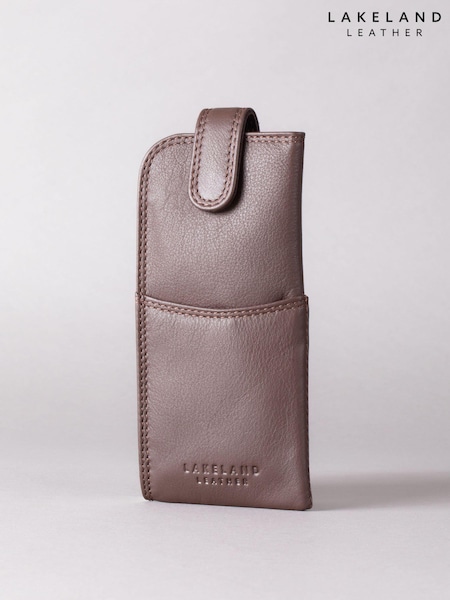 Lakeland Leather Brown Glasses Case (E74291) | £17