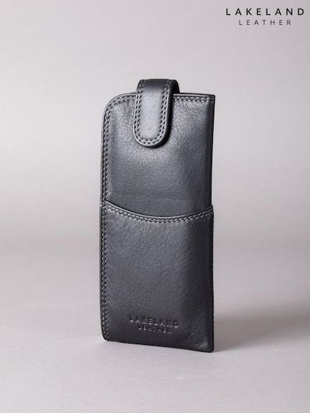 Lakeland Leather Black Glasses Case (E74300) | £17