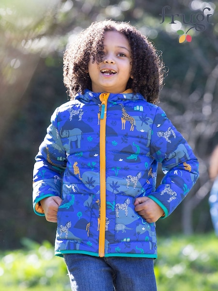 Frugi Blue Reversible Toasty Trail Jacket (E74429) | £54 - £59