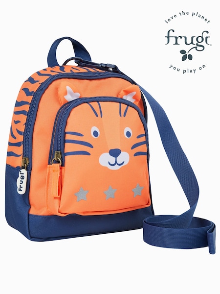 Frugi Orange Tiger Little Adventurers Backpack (E74453) | £20