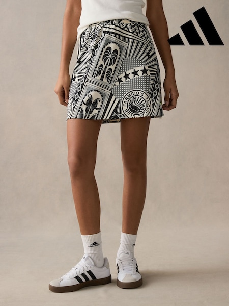 adidas Brown Farm Print Skirt (E74654) | £28