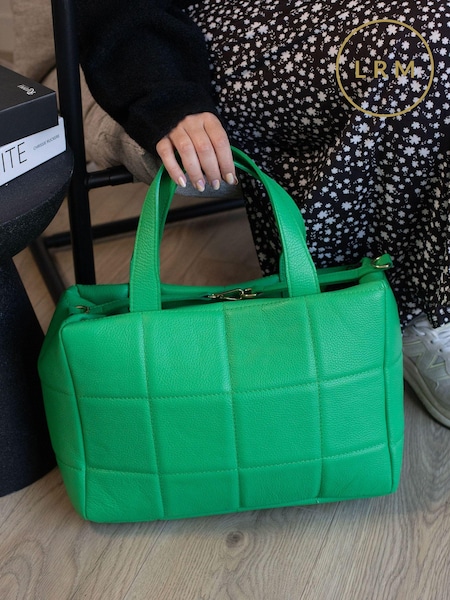 LRM Goods Personalised Leather Lola Tote Bag (E75073) | £155