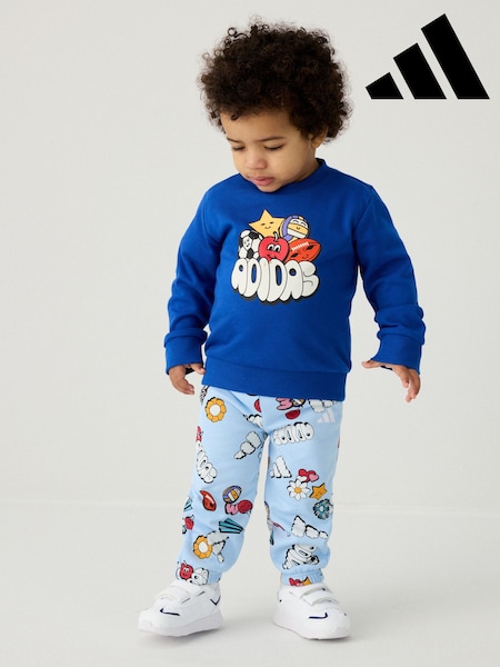 adidas Blue Essentials Fun Tracksuit (E75156) | £33