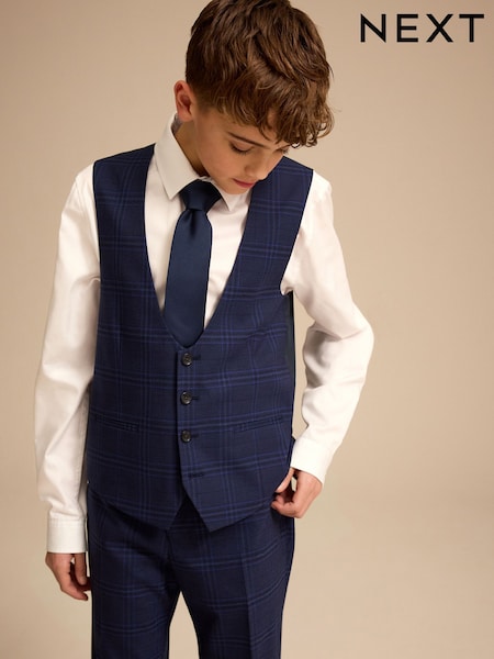 Navy Waistcoat (12mths-16yrs) (E75742) | £34 - £43