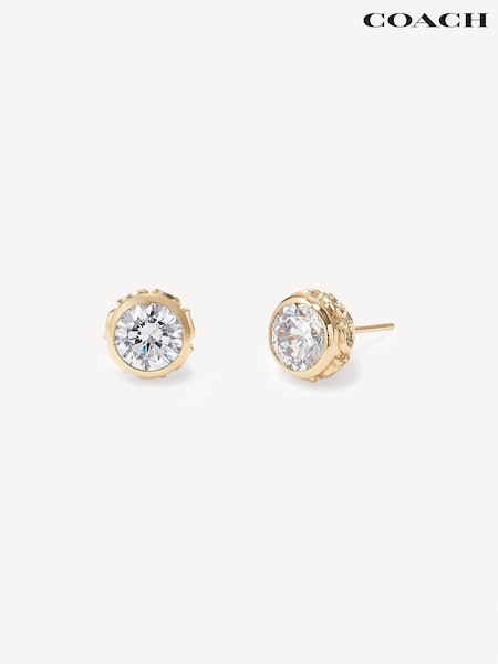 COACH Gold Tone Earrings (E75855) | £40