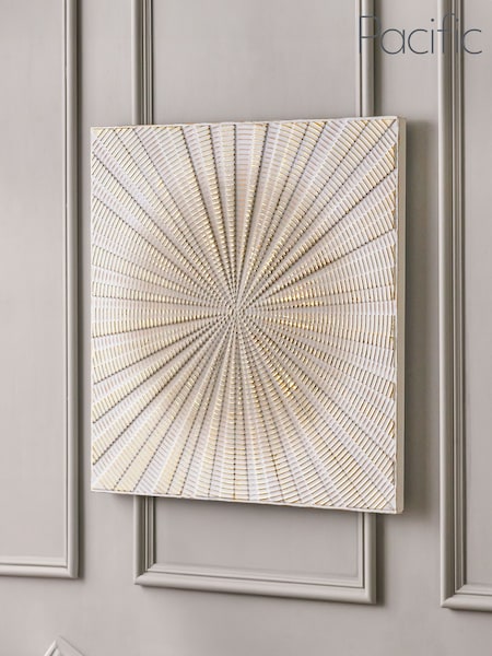 Pacific Gold Metal Starburst Wall Art (E75955) | £60