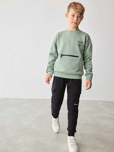 Baker by Ted Baker Sweatshirt and Cargo Joggers Set (E76008) | £35 - £42