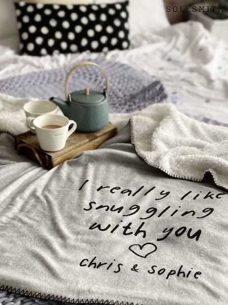 Personalised Snuggle Blanket by Solesmith (E76012) | £45